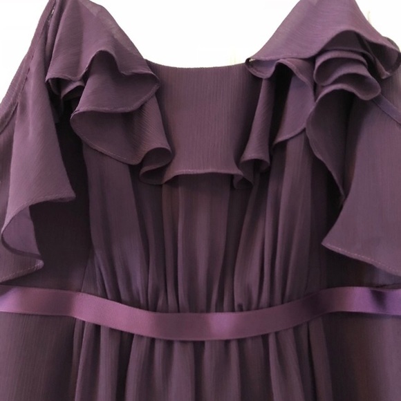 COPY - David’s Bridal Plum Bridesmaid Dress - Picture 2 of 3